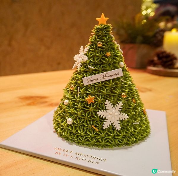 遇到了🥰這個聖誕節的心水❤️聖誕樹蛋糕🎄