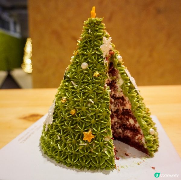 遇到了🥰這個聖誕節的心水❤️聖誕樹蛋糕🎄