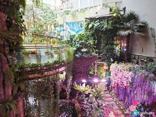 推薦🥰 商場內的雨林生態植物園 🦥🐥🐰🐑🦚🌿