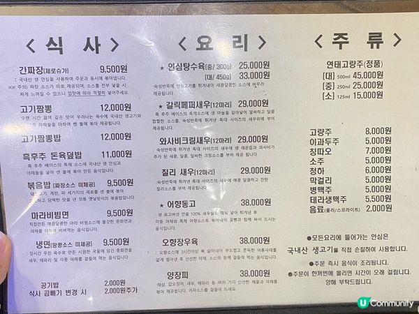 🇰🇷韓國首爾炸醬麵、糖醋肉