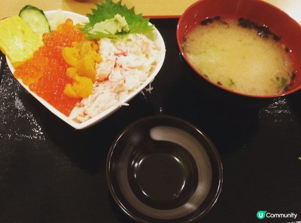 北海道小樽~美味海鮮螃蟹海膽鮭魚卵丼🦀
