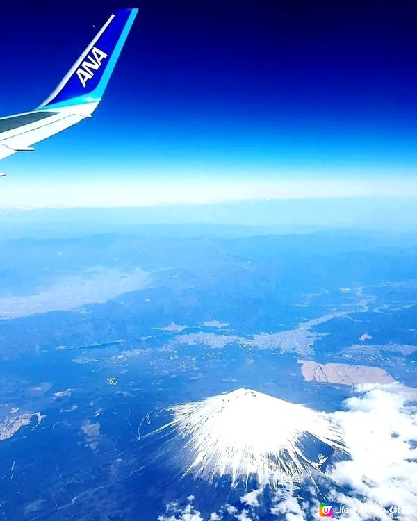 ANA 🛩 富士山上 ✈️🏔