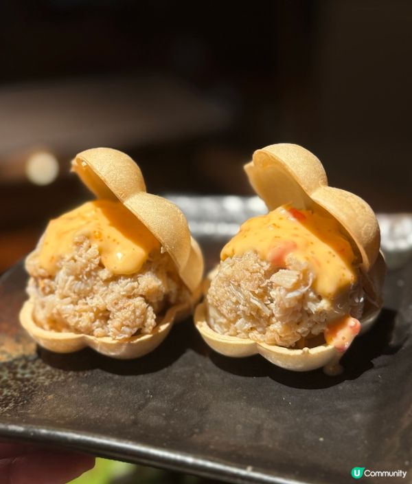 旺角串燒🔥創意爆燈！必試蟹肉芝士最中餅！😋