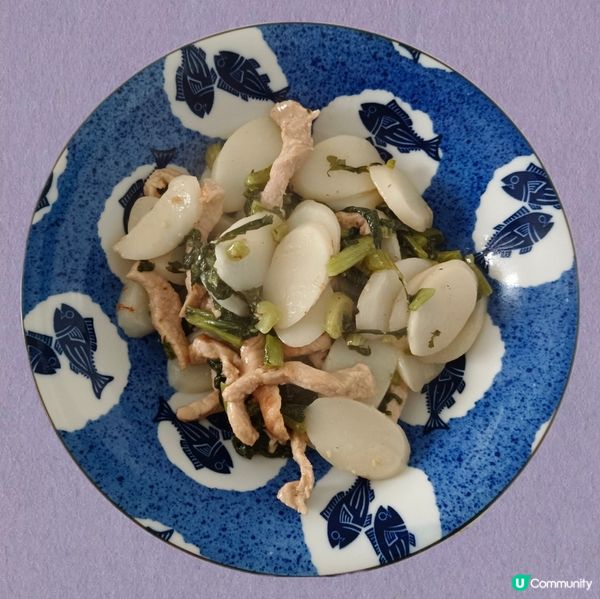 雪菜肉絲炒年糕