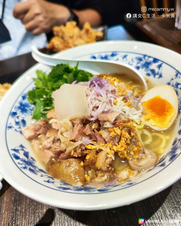 [元朗．拉麵] 新・麺舎｜有新意港式拉麵｜ 卡米飯團