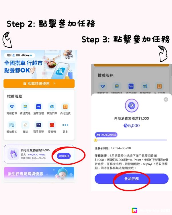 🈹最新港人北上消費優惠活動(支付寶Alipay HK)