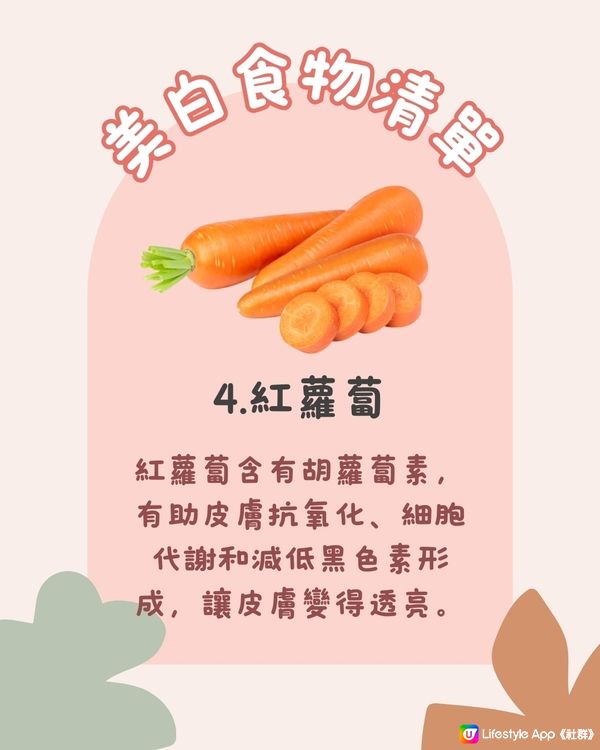 美白食物 | 15種美白食物令皮膚快速美白！