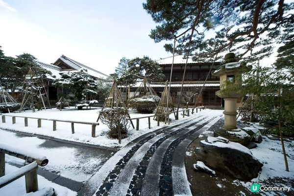 北方文化博物館~ 初雪