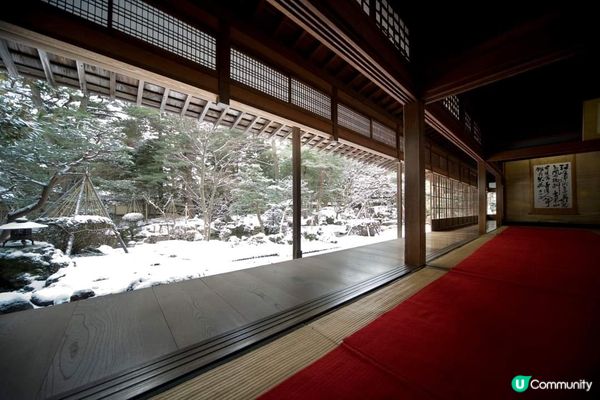 北方文化博物館~ 初雪