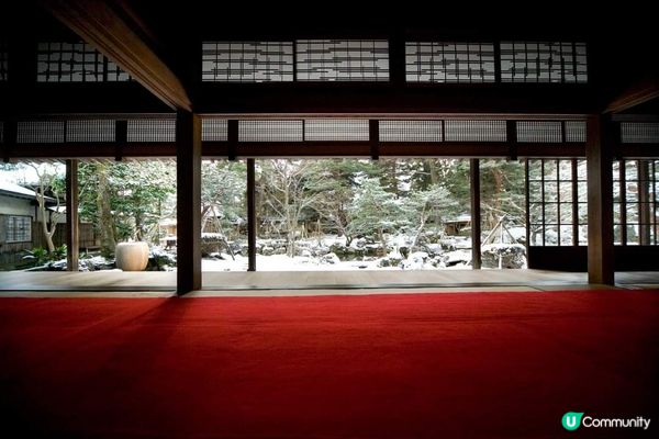 北方文化博物館~ 初雪