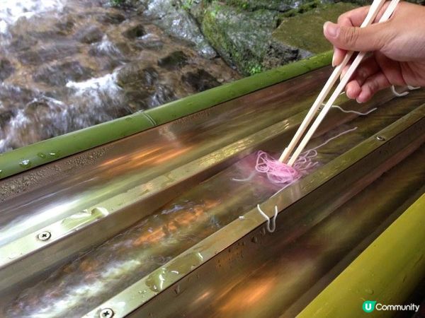 京都貴船神社流水麵