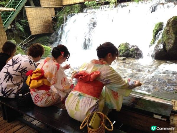 京都貴船神社流水麵