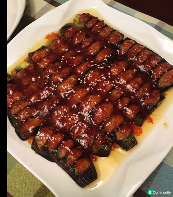 今日食乜好？肉餅釀茄子🍆