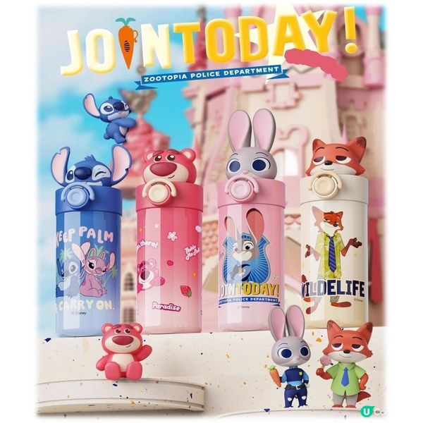 迪士尼3D吸管保溫杯🔥！會員優惠！再減$20🎁