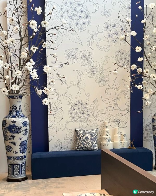 東莞新中式下午茶打卡📸  
青花瓷甜品，打卡必備