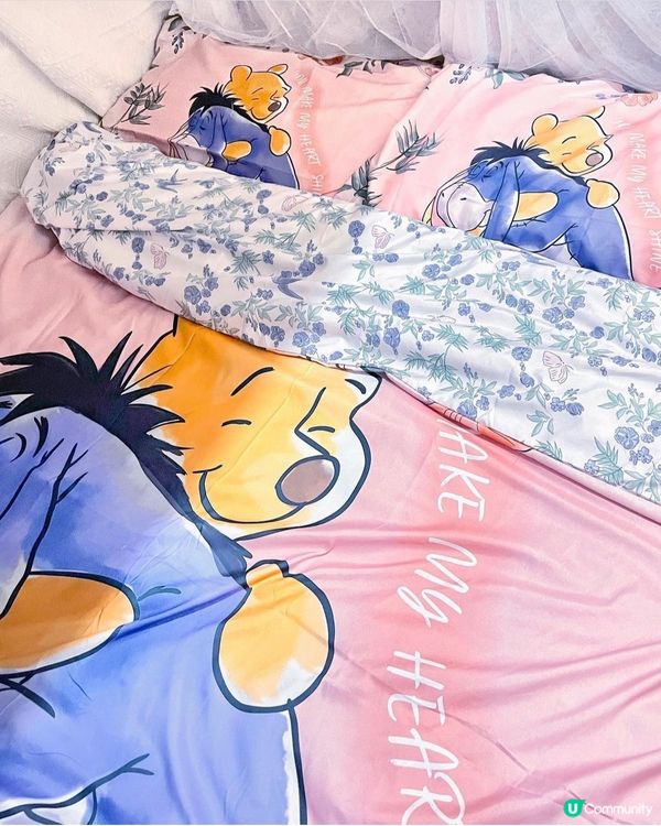 可愛小熊維尼新床單