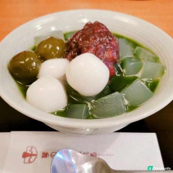 抹茶紅豆白玉湯