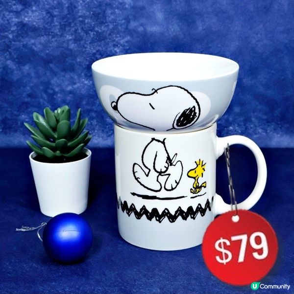 款款都係$79 卡通陶瓷碗連杯套裝