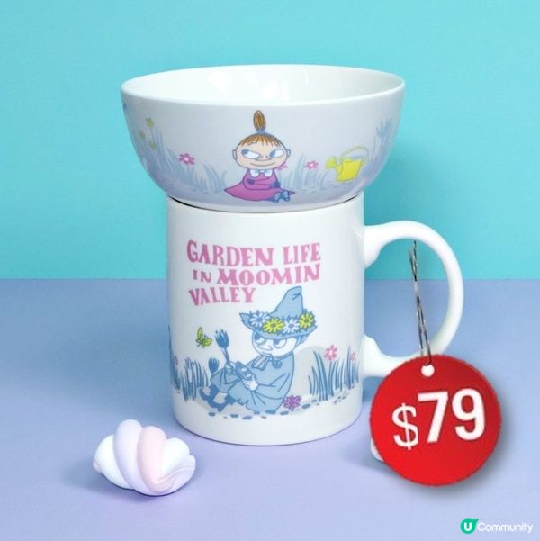 款款都係$79 卡通陶瓷碗連杯套裝