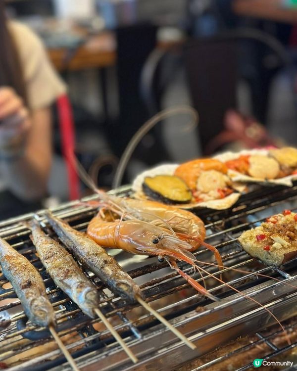 第一次食流水蝦放題🤤！