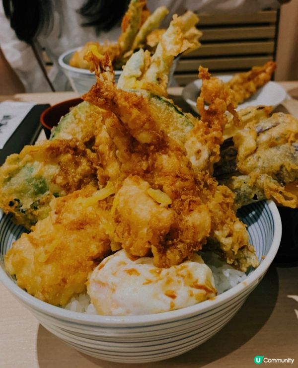 正宗軟殼蟹天婦羅丼❤️