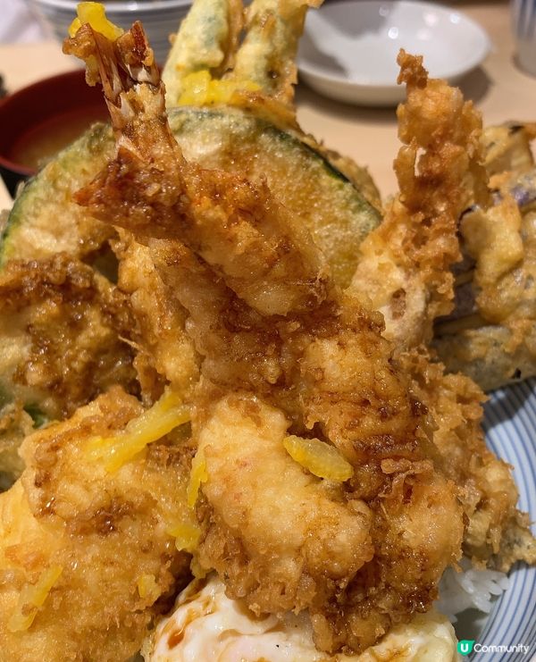 正宗軟殼蟹天婦羅丼❤️