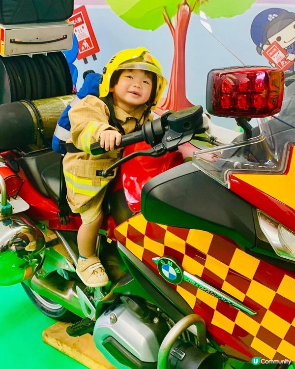 放假去消防學院玩！👨‍🚒🔥小朋友放電一流！