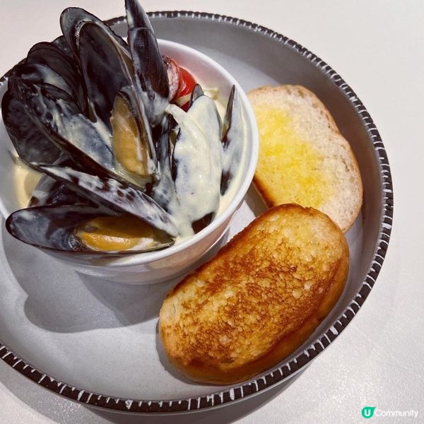 白酒忌廉藍青口