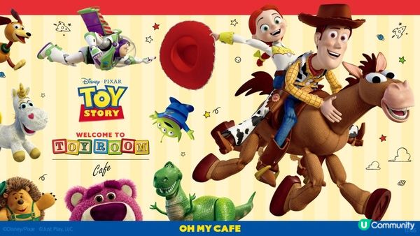「玩具總動員咖啡廳」日本三地區快閃登場！期間限定不要錯過~