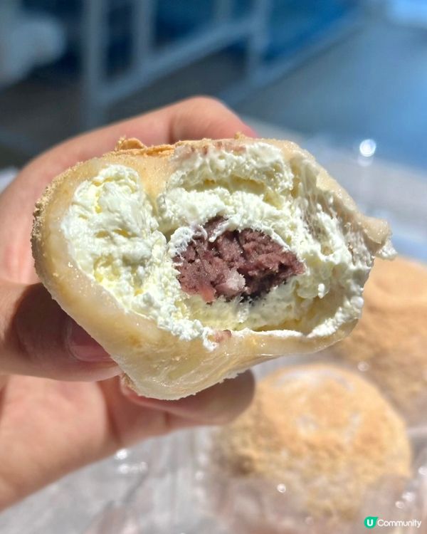 🇨🇳深圳盒馬鮮生「玫瑰紅豆驢打滾大福」口感煙煙韌韌，超正