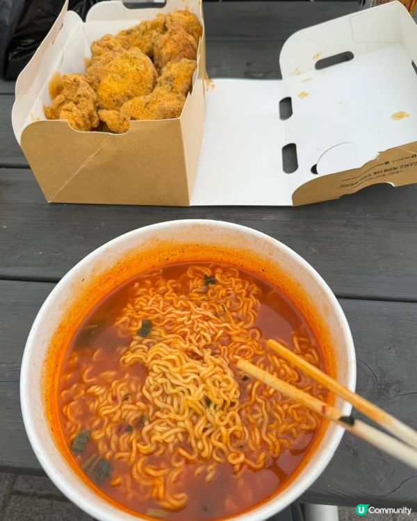 🇰🇷韓國漢江公園便利店拉麵體驗