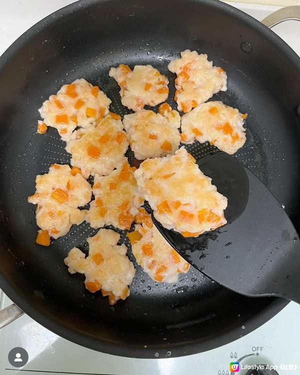 🦐煎紅蘿蔔蝦餅✨