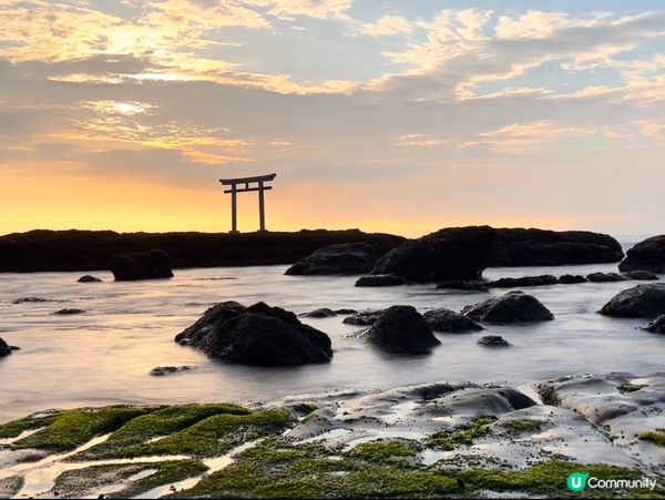 茨城人氣景點 — 「神磯鳥居」 