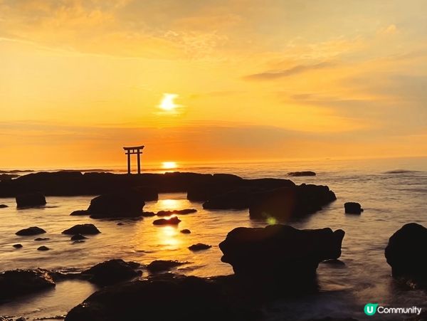 茨城人氣景點 — 「神磯鳥居」 