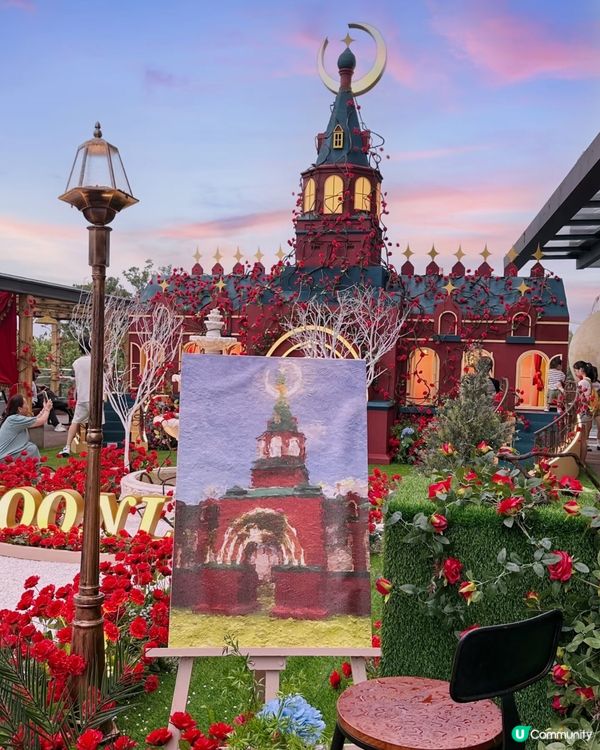 好有氛圍的玫瑰🌹花園