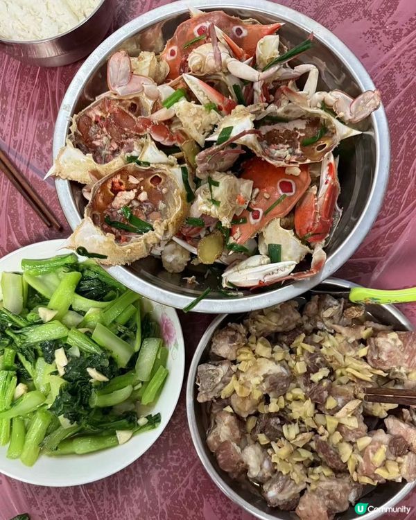 薑蔥炒蟹 🦀 肉質甜美