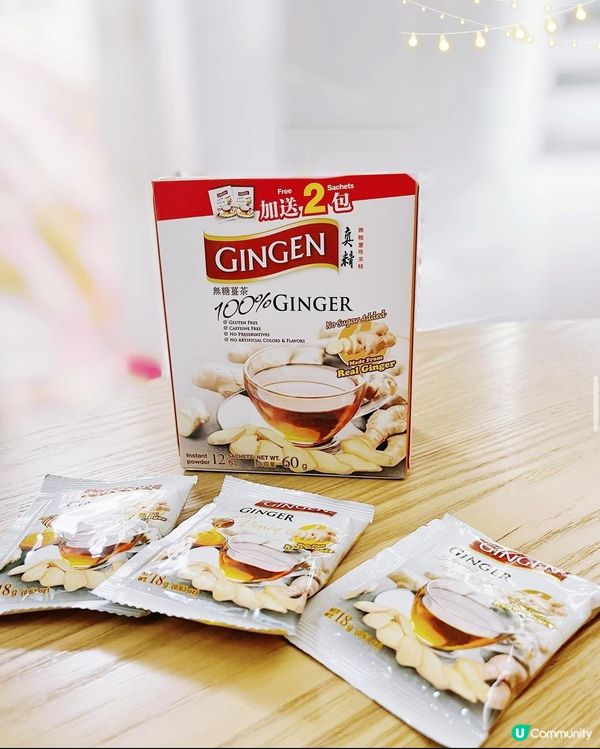 #泰國原裝GENGIN健康真精薑茶 