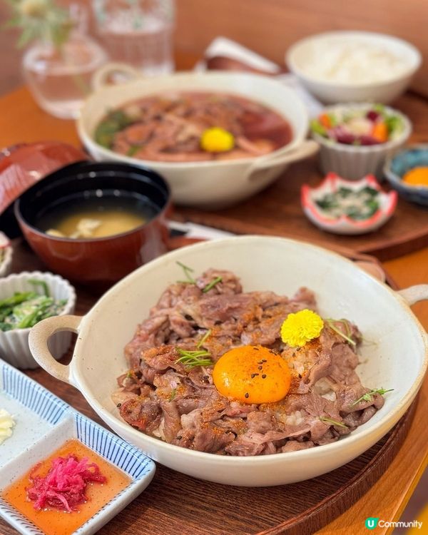 🇭🇰上環新開日式小店😋 黑毛和牛丼飯/鍋物定食 高CP值！