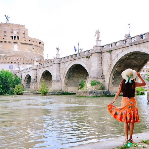 位於意大利羅馬的聖天使城堡,💗是遊人遊覽羅馬必訪的景點之一!...