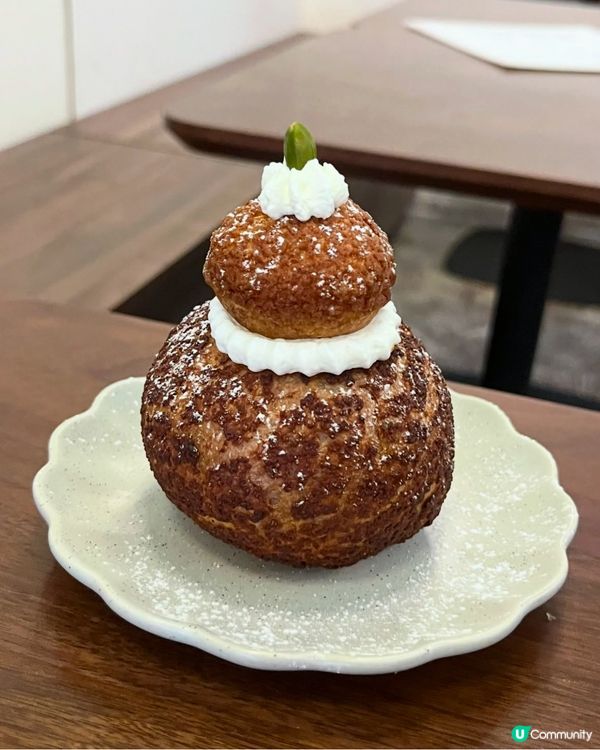 Cafe系列-推薦開心果泡芙+芝麻蛋糕，九龍城人氣小店