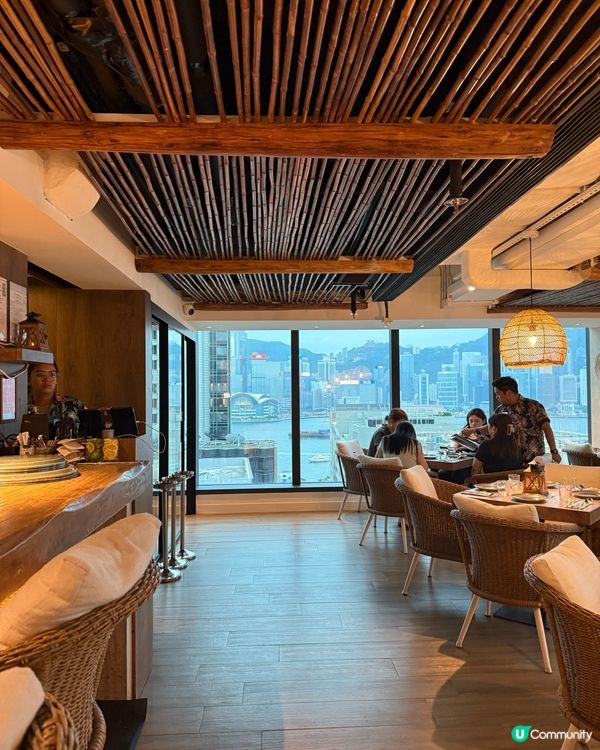 尖沙咀打卡餐廳🏝️  維港景+度假風 🥂