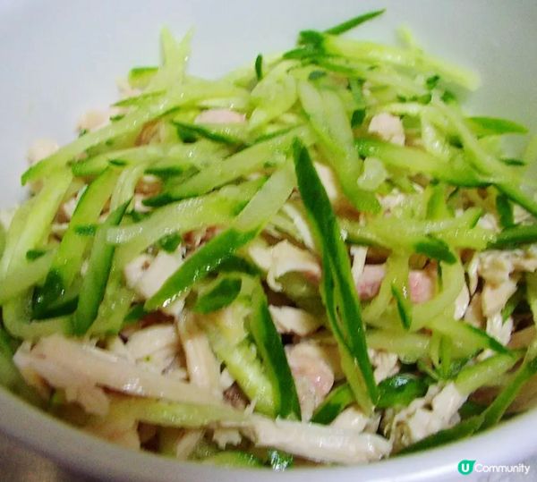 夏日輕盈食譜-涼拌雞絲青瓜