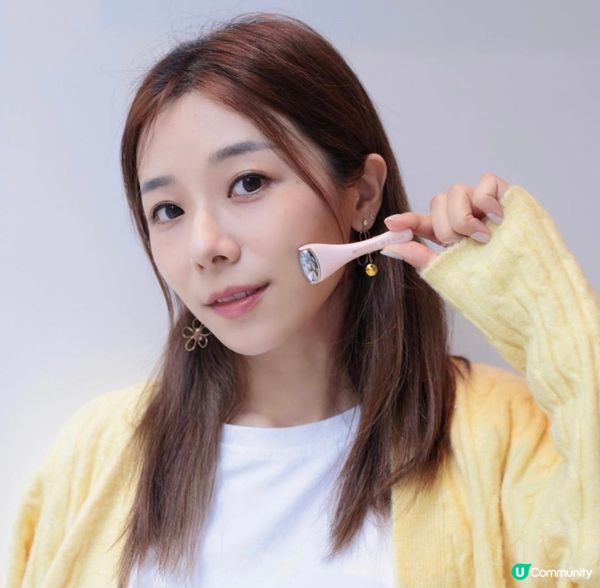 💕💞Moody Mood天然粉水晶美容按摩棒