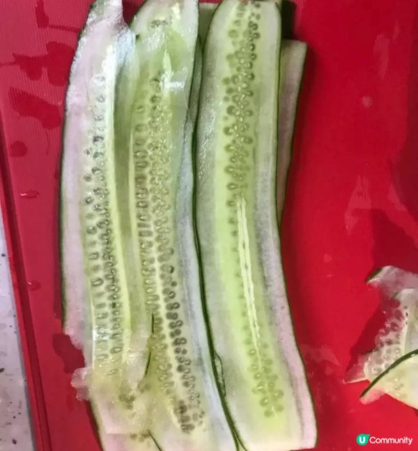 簡易碎蛋吞拿魚沙律青瓜卷