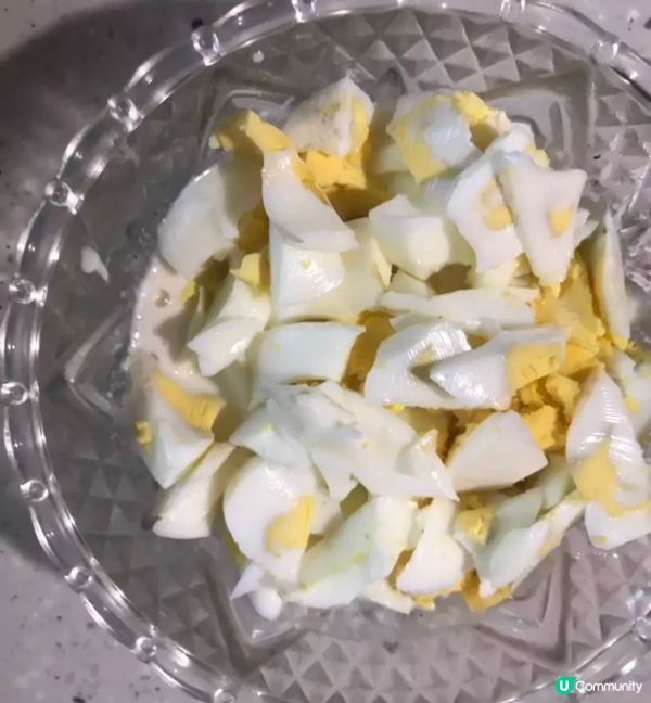 簡易碎蛋吞拿魚沙律青瓜卷