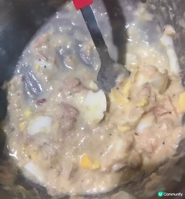 簡易碎蛋吞拿魚沙律青瓜卷