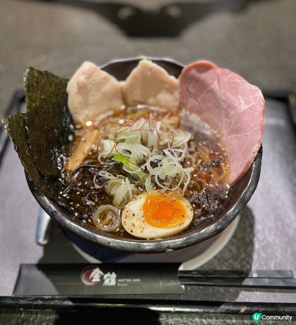 黑蒜醬油湯拉麵