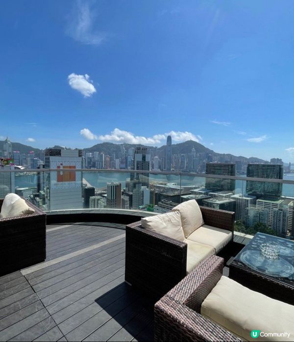 望住海景飲茶😋