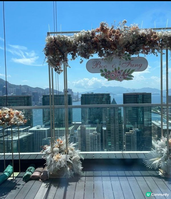 望住海景飲茶😋