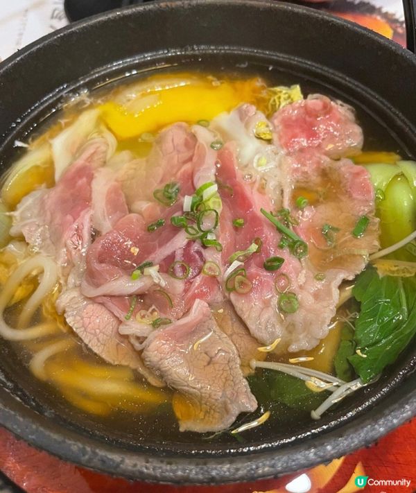 牛肉烏冬定食